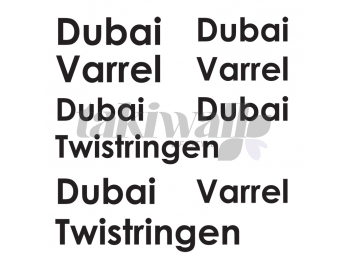 Vloker Dubai Words           