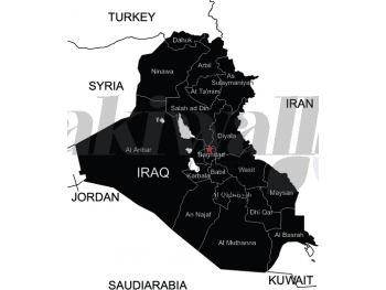 iraq map